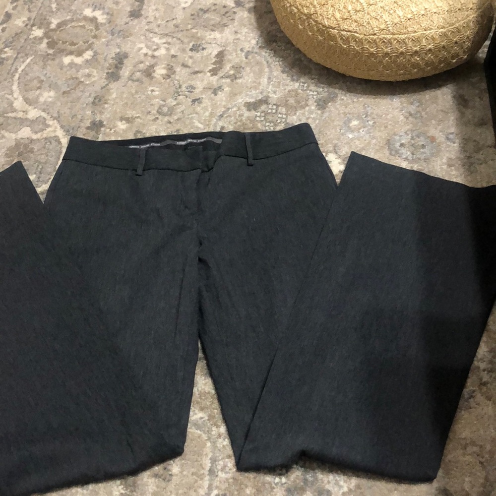 express dark grey pant